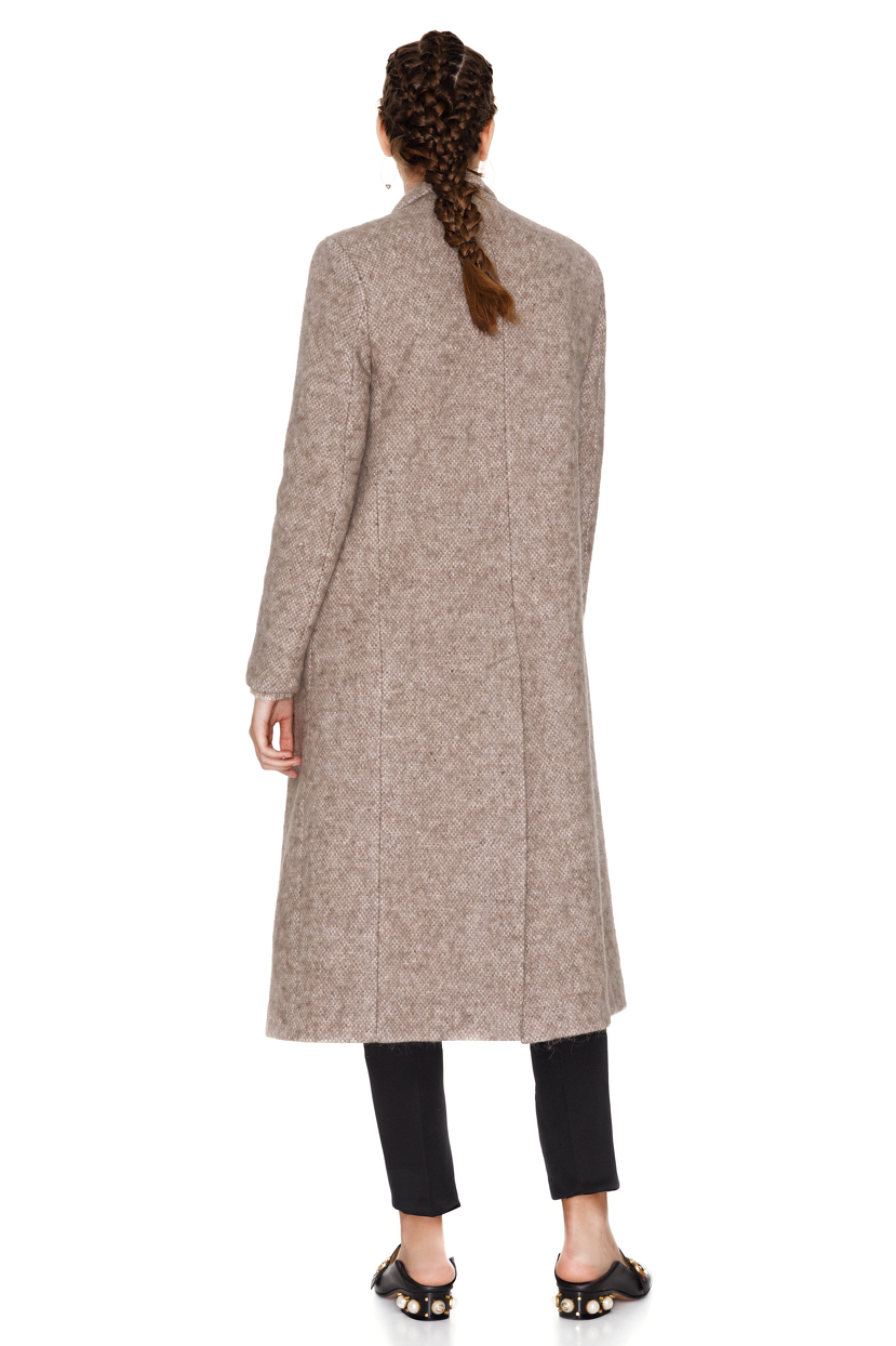 Soft Pink Midi Coat PNK Casual