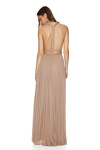 Nude Silk Tulle Gown