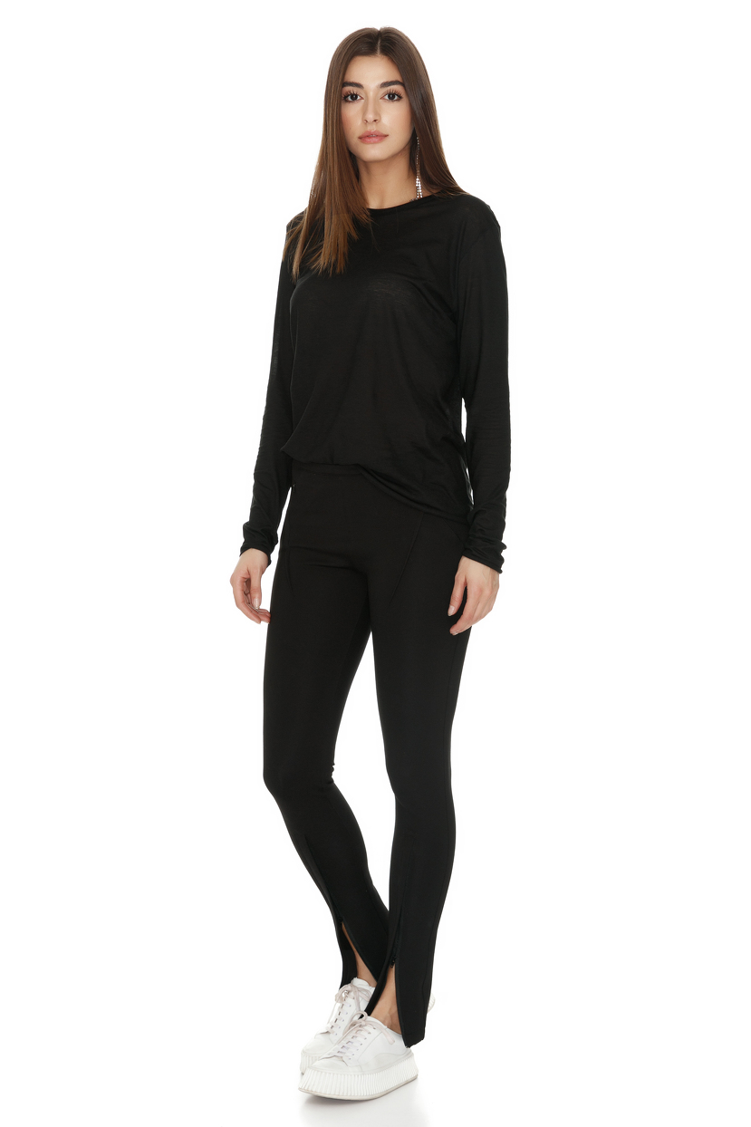 Stretchy Black Pants - PNK Casual