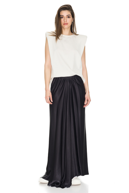 viscose maxi skirt