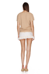 Off-White Mini Pleated Skirt