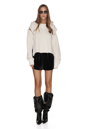 Black Velvet Shorts - PNK Casual