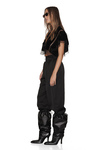 Black Pants With Front Detail