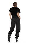 Black Pants With Front Detail