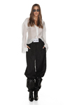 Black Pants With Front Detail