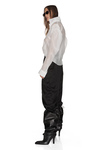 Black Pants With Front Detail
