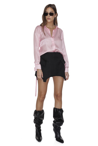 Rose Shirt With Backless - PNK Casual
