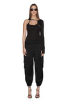 Black Pants With Pockets Detail and Elasticated Waistband